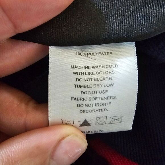 Holloway Men’s Blue Full Zip Up Jacket Sweater Size L - Picture 8 of 8